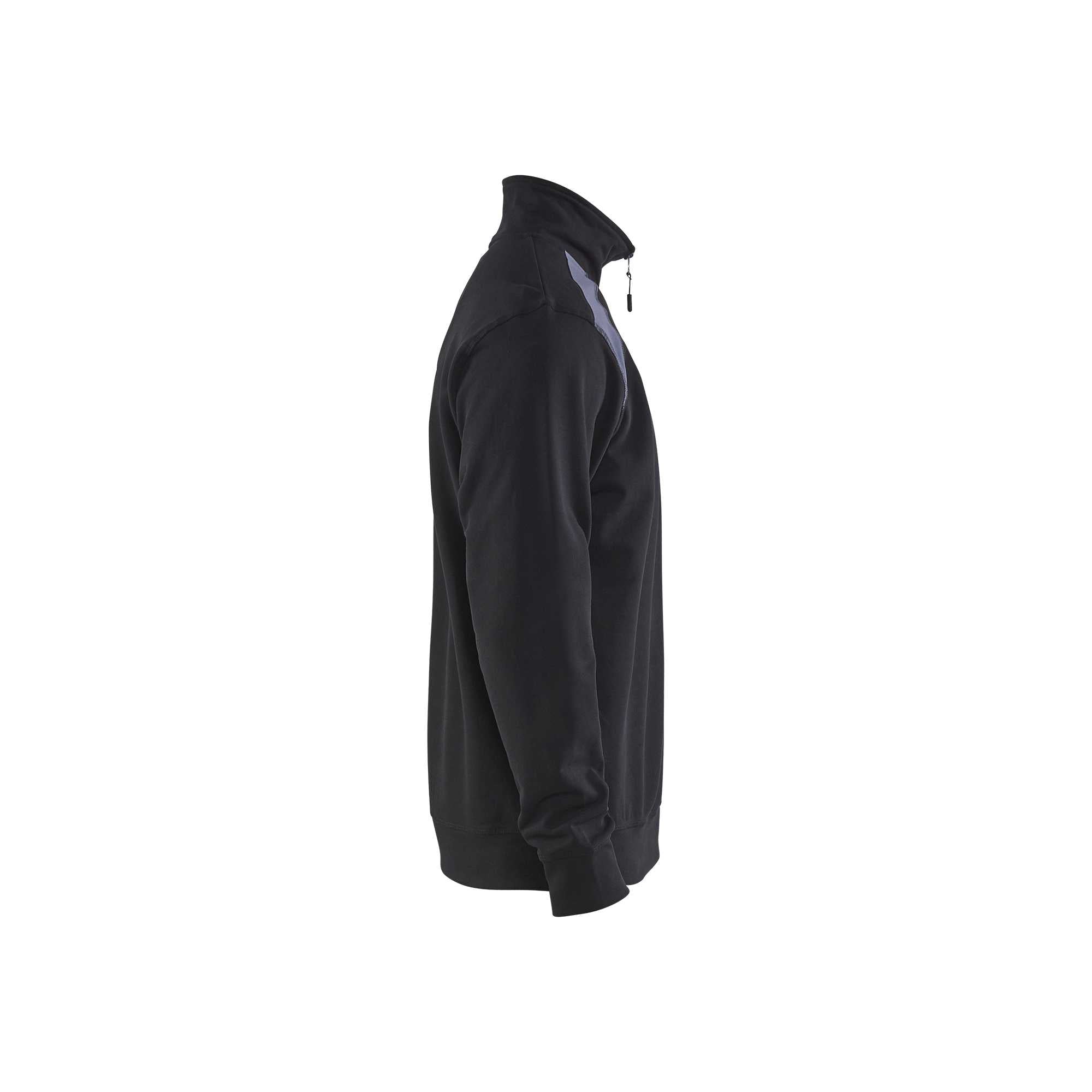 BLAKLADER 33531158 Half Zip 2 Tone Sweatshirt Work Sweatshirt MEN - 100% Cotton